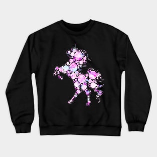 Pink Polka Dot Unicorn International Dot Day Girls Kids Crewneck Sweatshirt